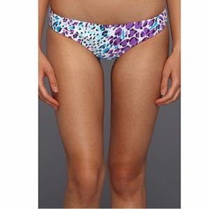Obey Vintage Leopard Hipster Swimsuit Bottom L